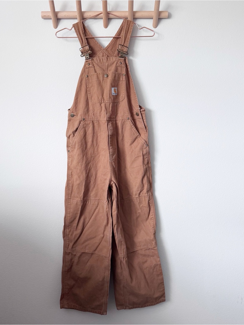 Carhartt Women's Tan Brown Duck Overalls